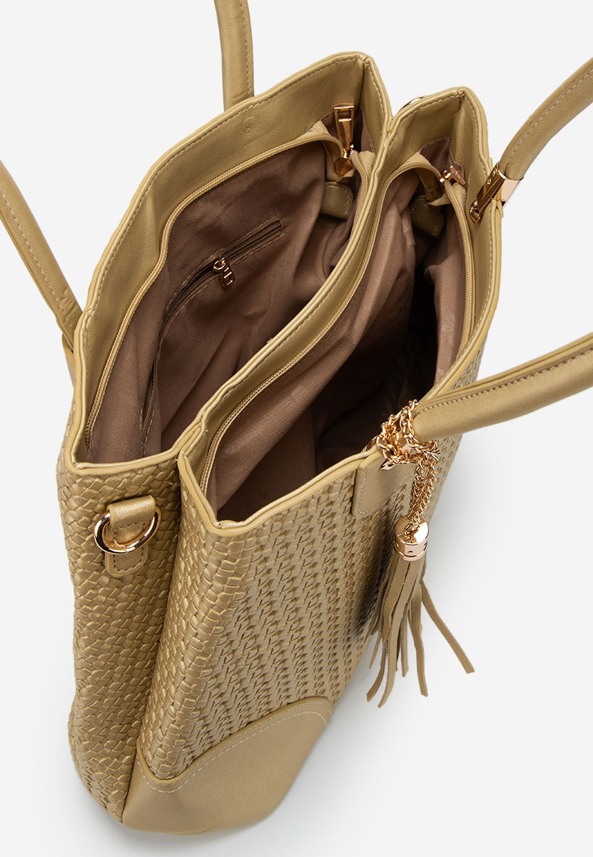 Złote torebka do ręki Nazmia