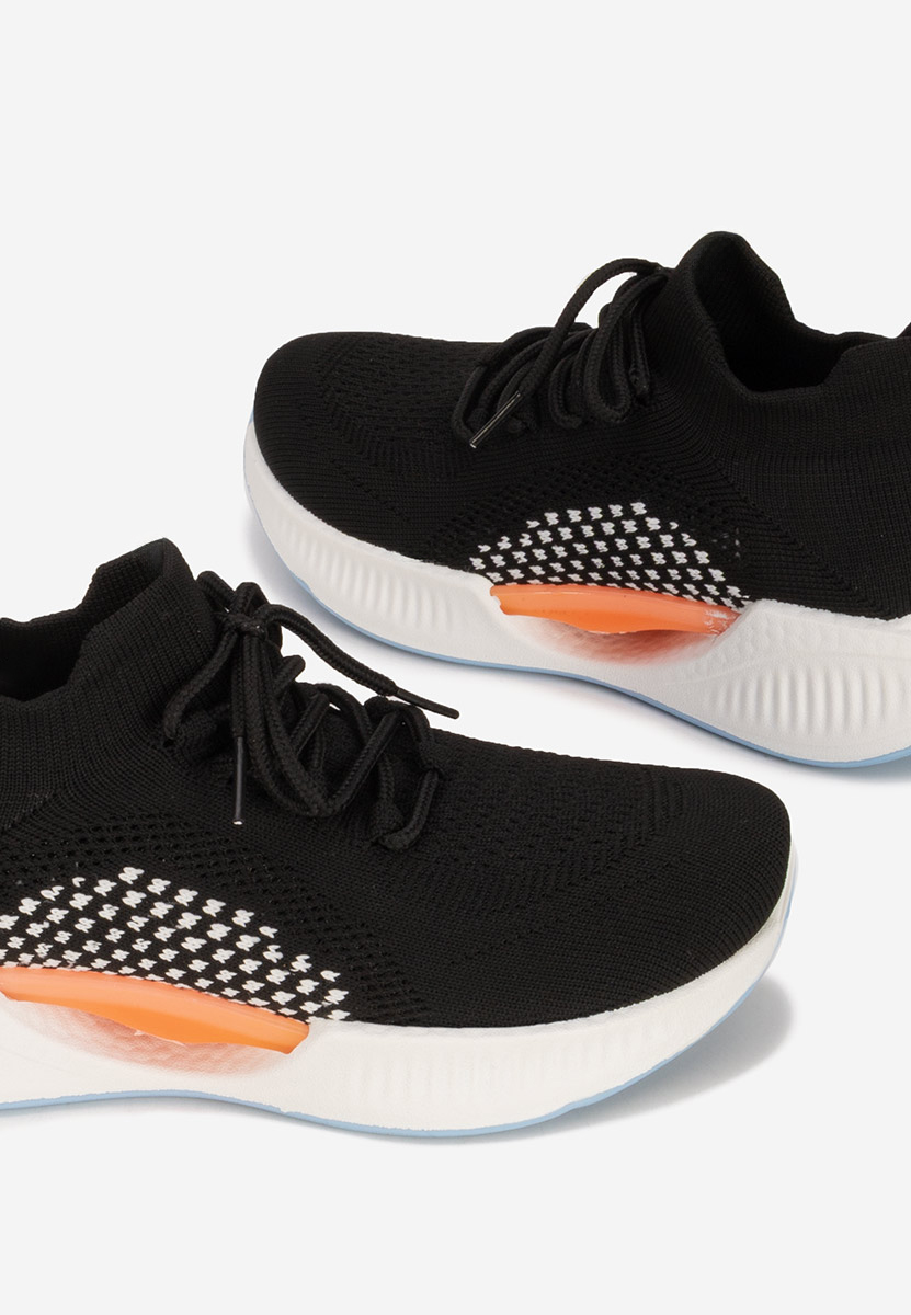 Czarne sneakersy damskie Euliana