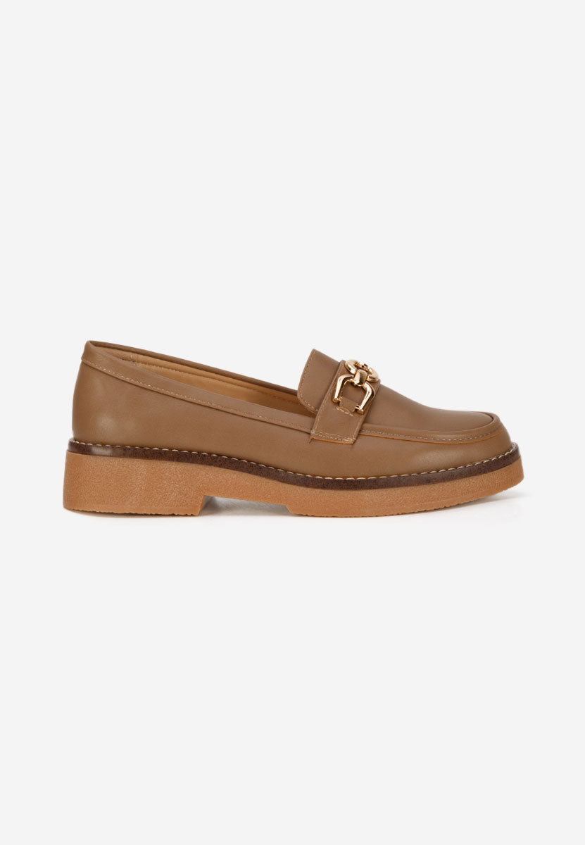 Khaki mokasyny damskie Calisteia