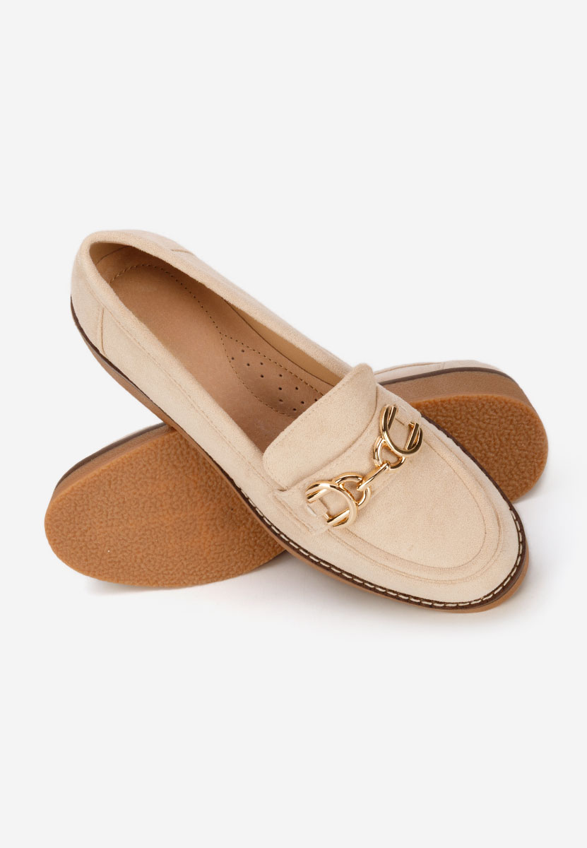Beżowe mokasyny damskie Zephya