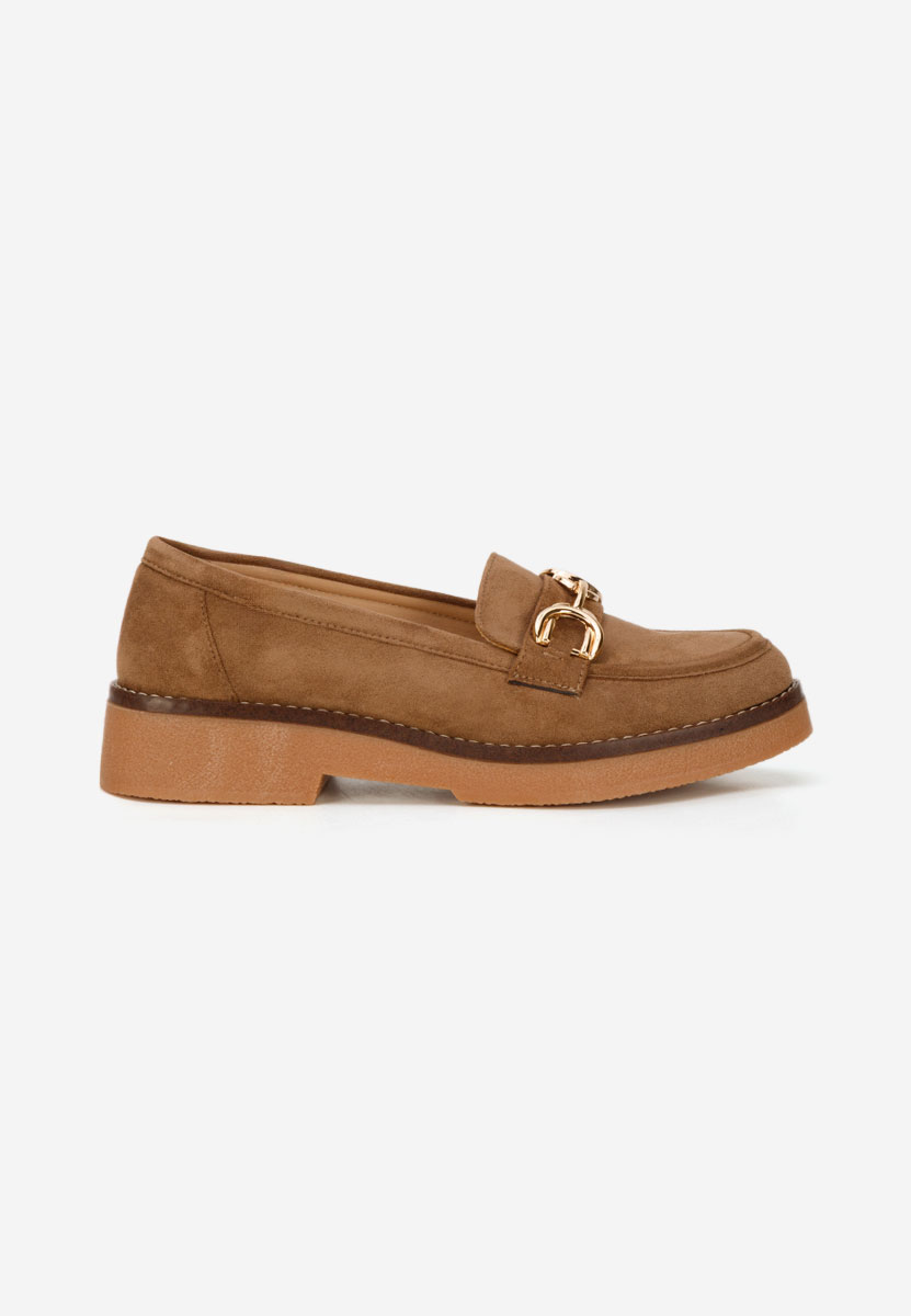 Khaki mokasyny damskie Zephya