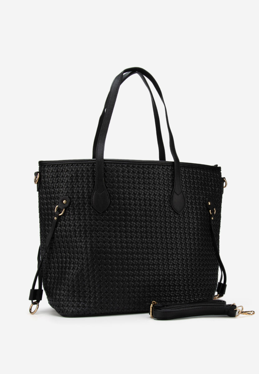 Czarna torebka do ręki Mivya