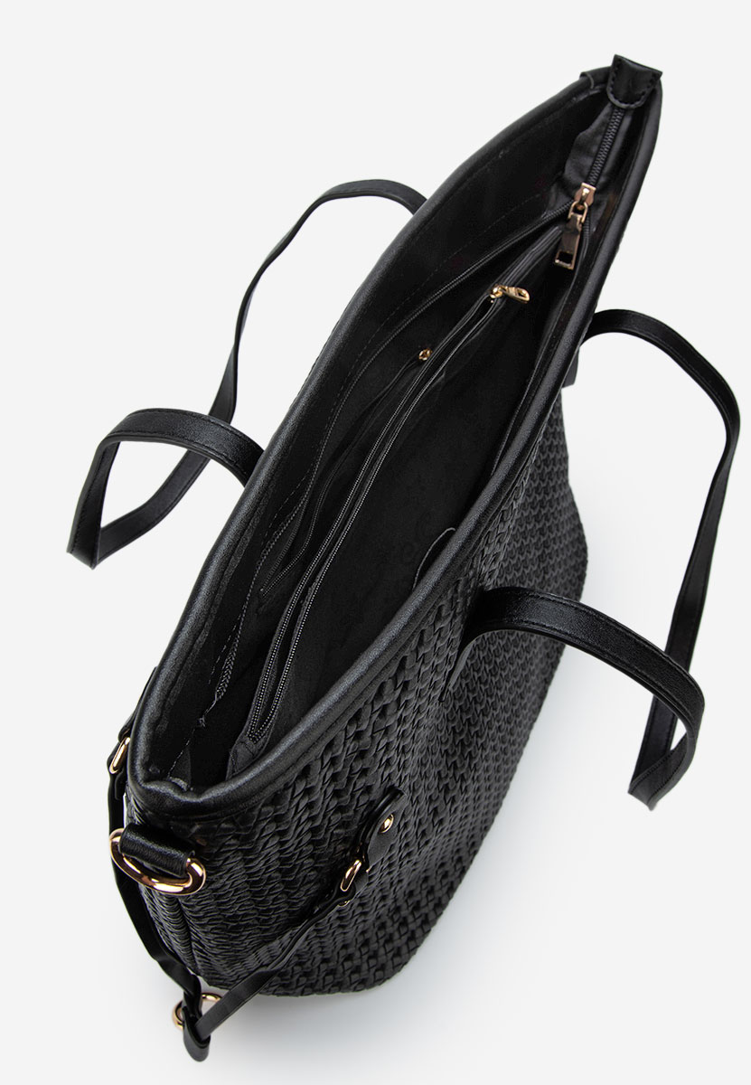 Czarna torebka do ręki Mivya