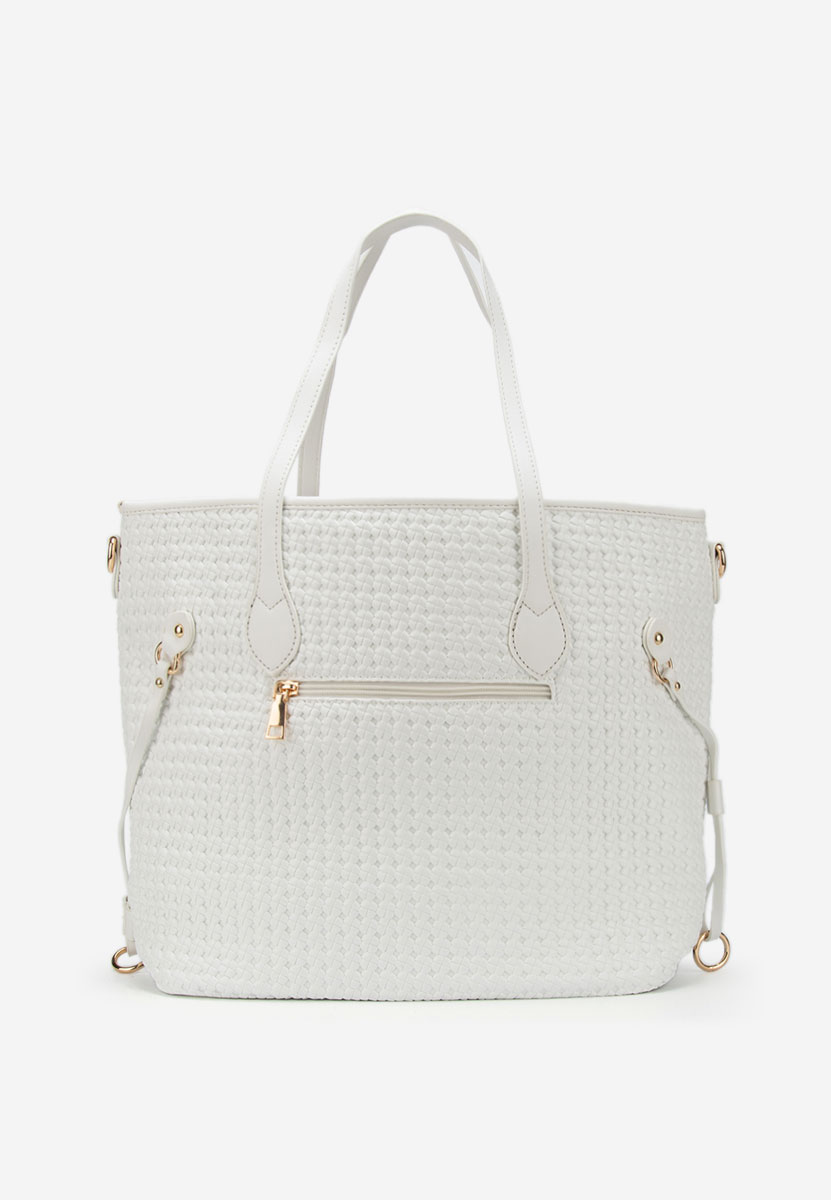 Białe torebka do ręki Mivya