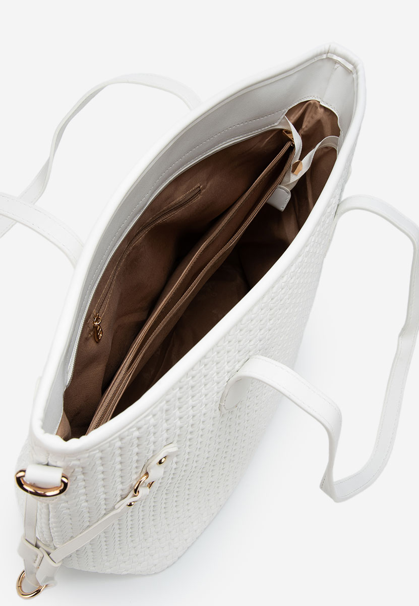 Białe torebka do ręki Mivya