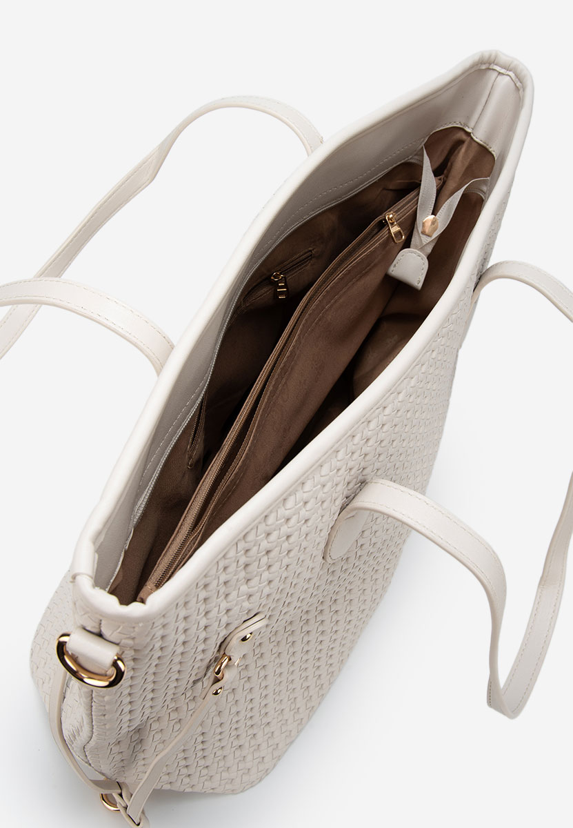 Beżowe torebka do ręki Mivya