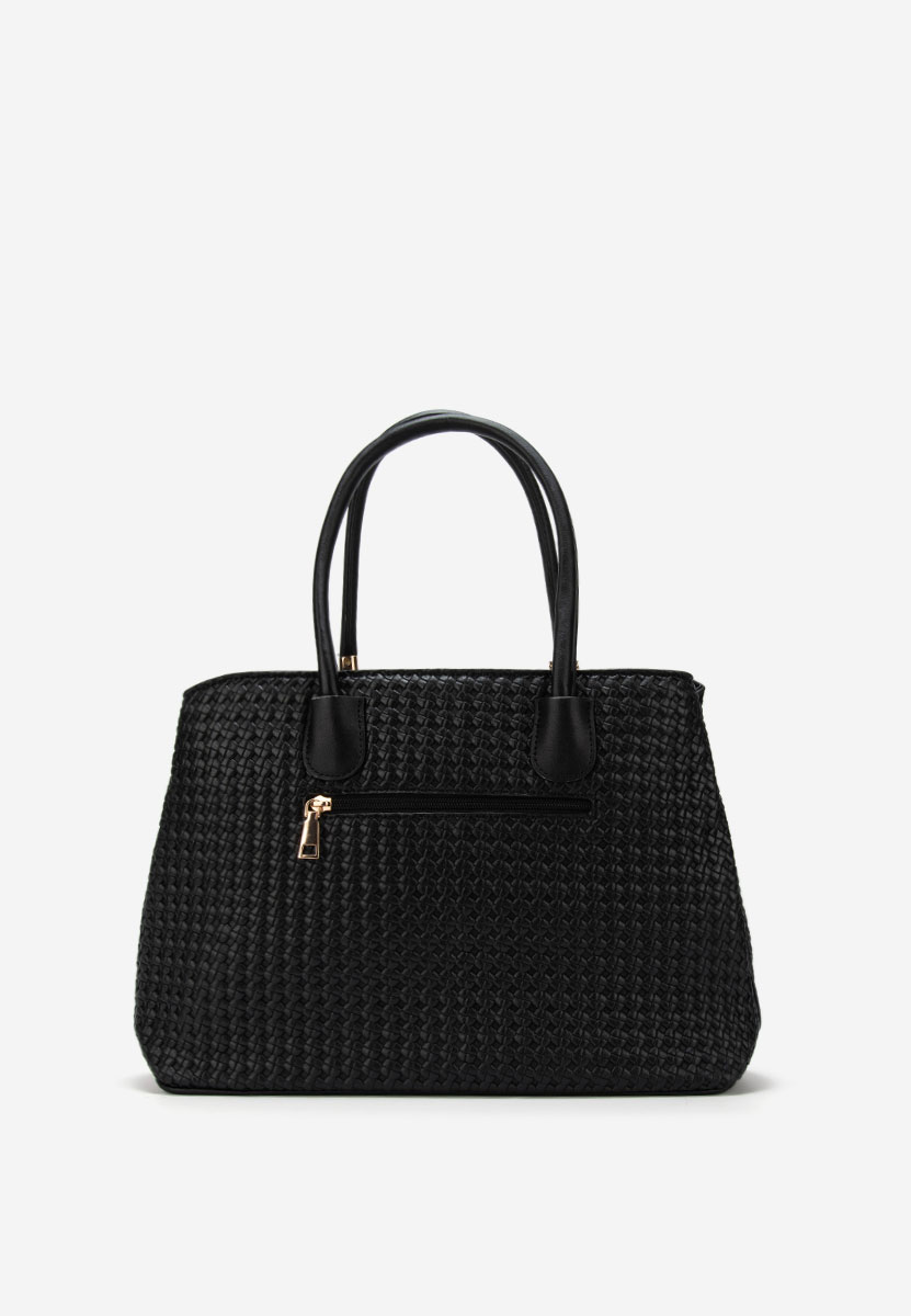 Czarna torebka do ręki Trynia