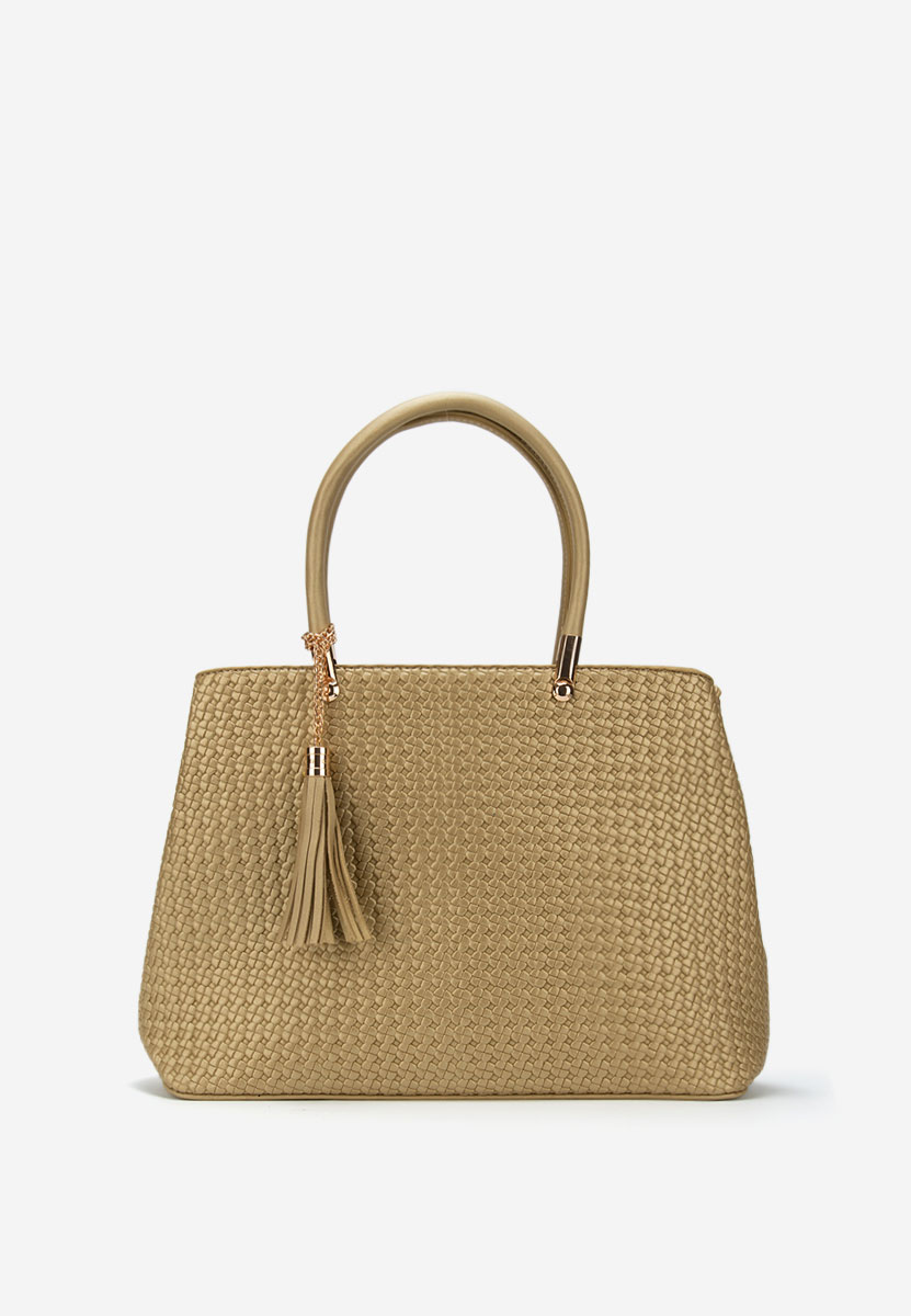 Złote torebka do ręki Trynia