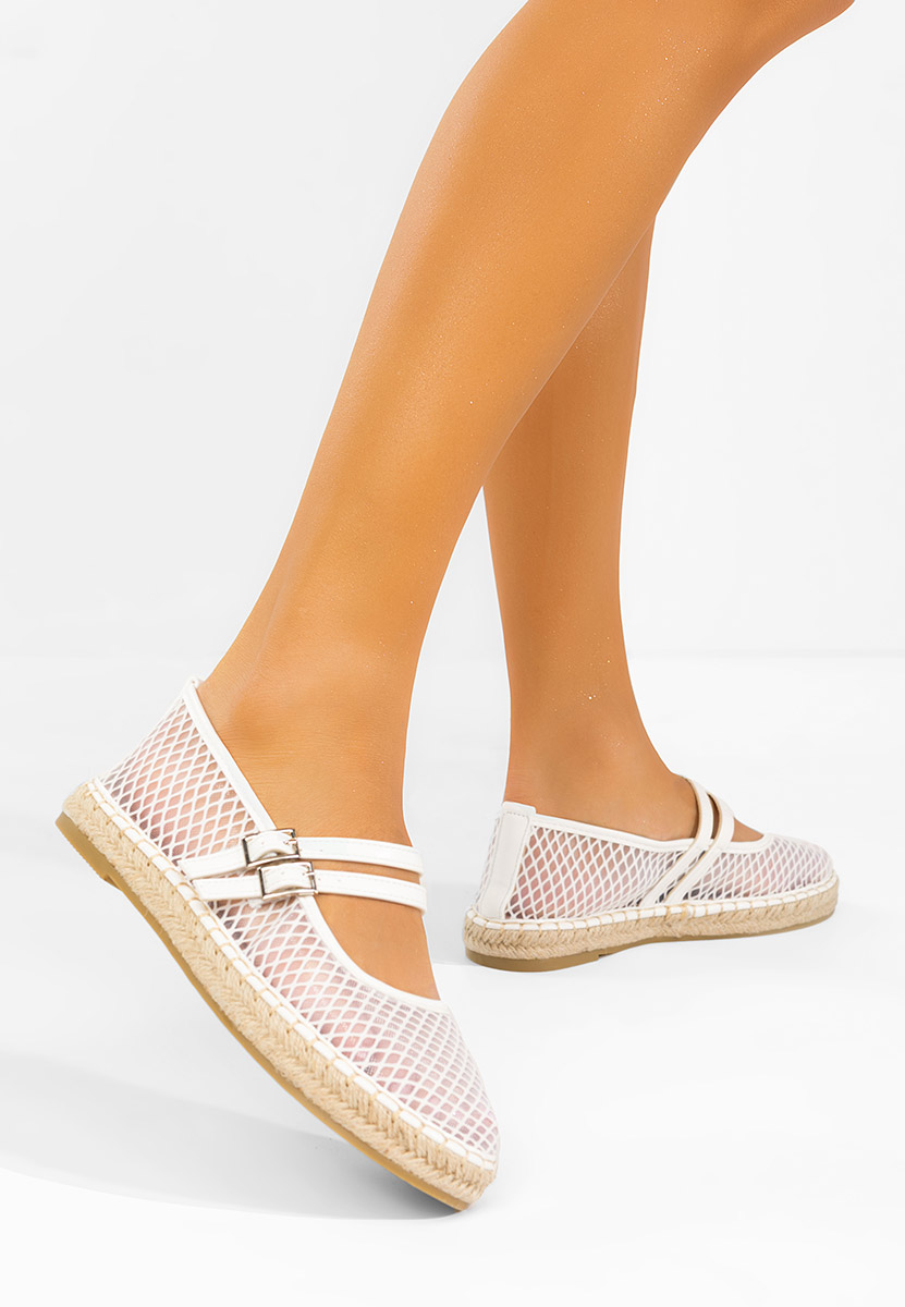 Białe espadryle damskie Nikia