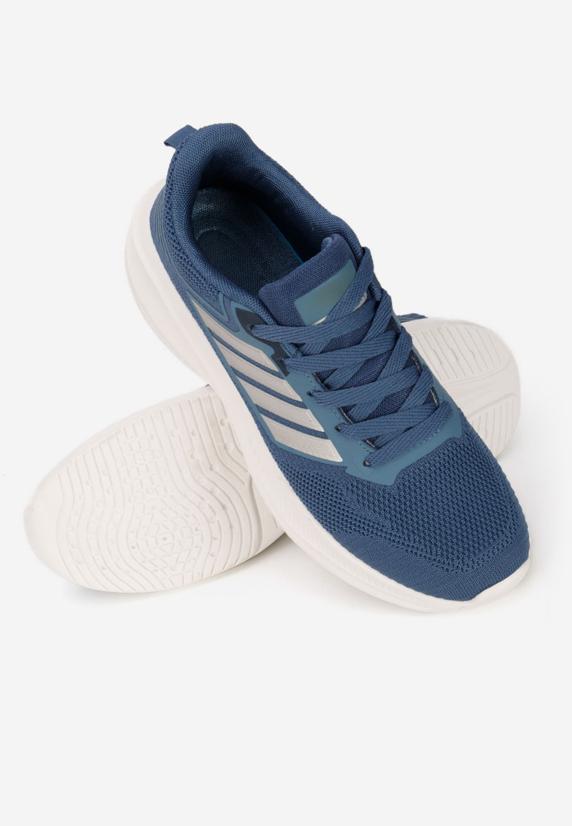 Niebieskie sneakersy męskie Bobin