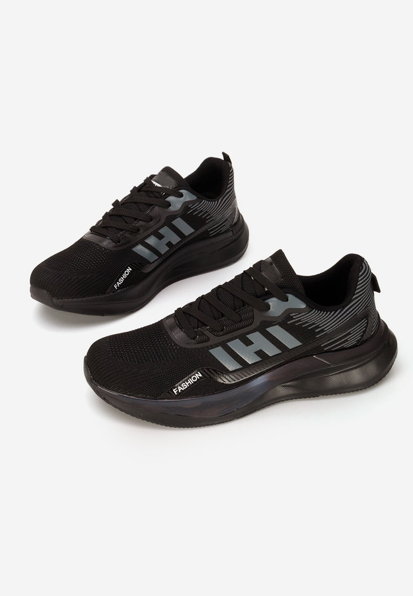 Czarne sneakersy męskie Horria