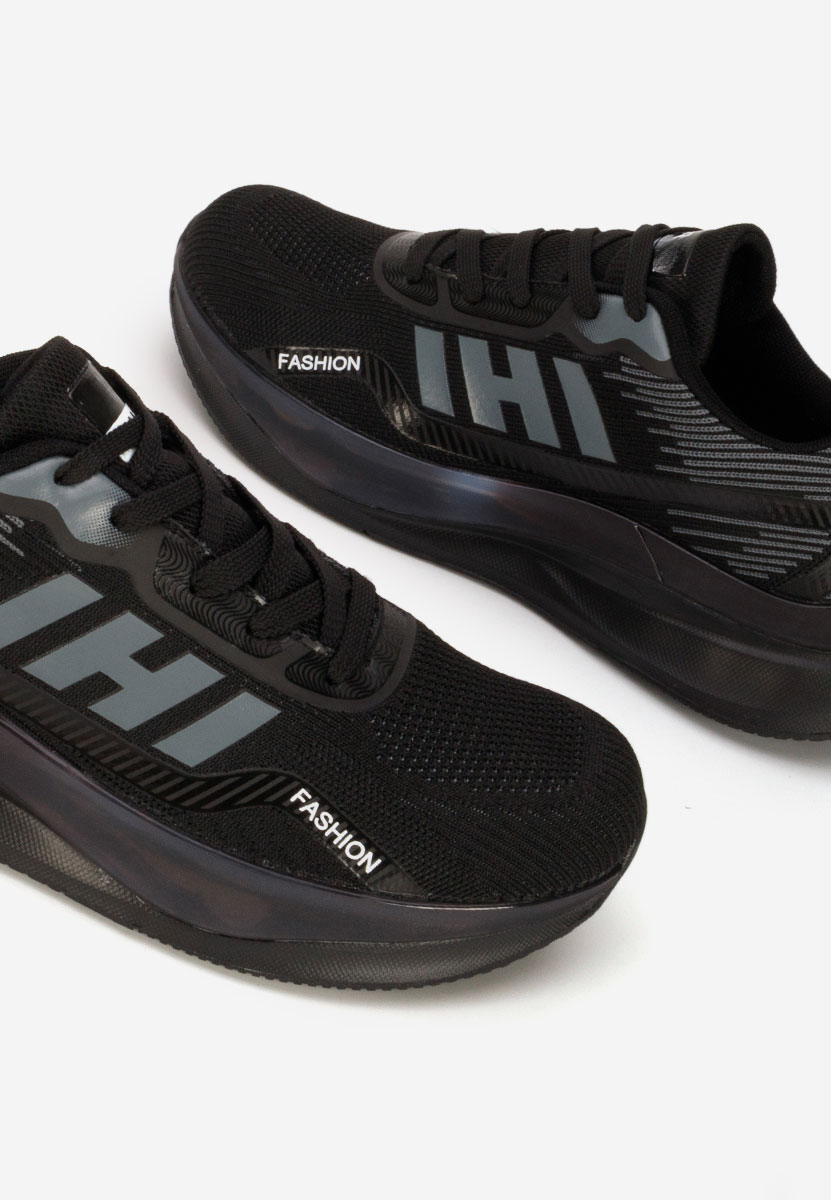 Czarne sneakersy męskie Horria