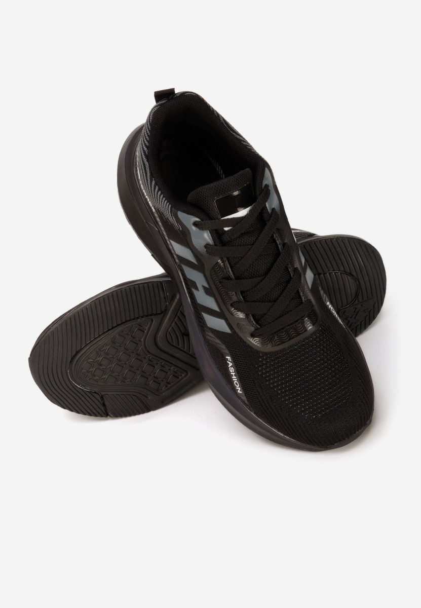 Czarne sneakersy męskie Horria
