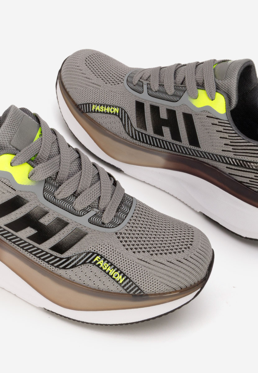 Szare sneakersy męskie Horria v2