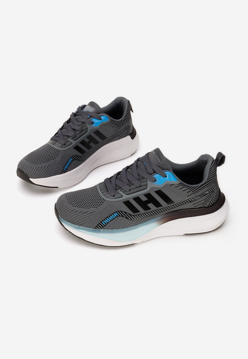 Szare sneakersy męskie Horria
