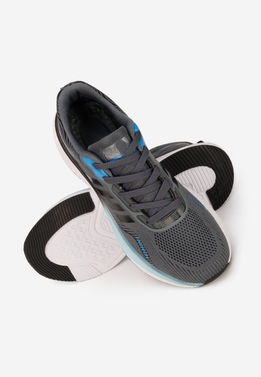 Szare sneakersy męskie Horria
