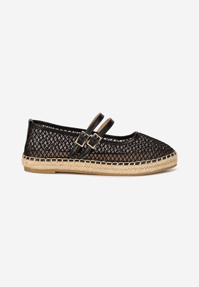 Czarne espadryle damskie Nikia