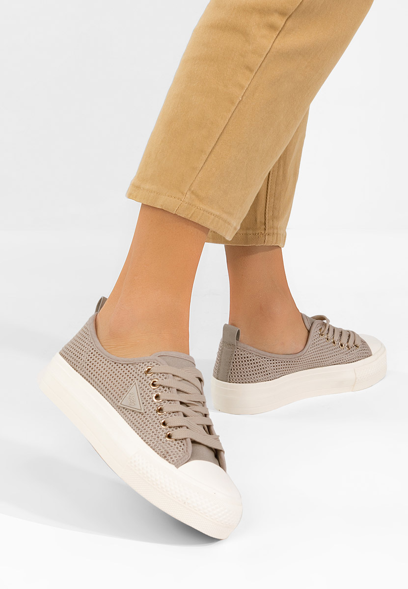 Khaki trampki damskie Fanita