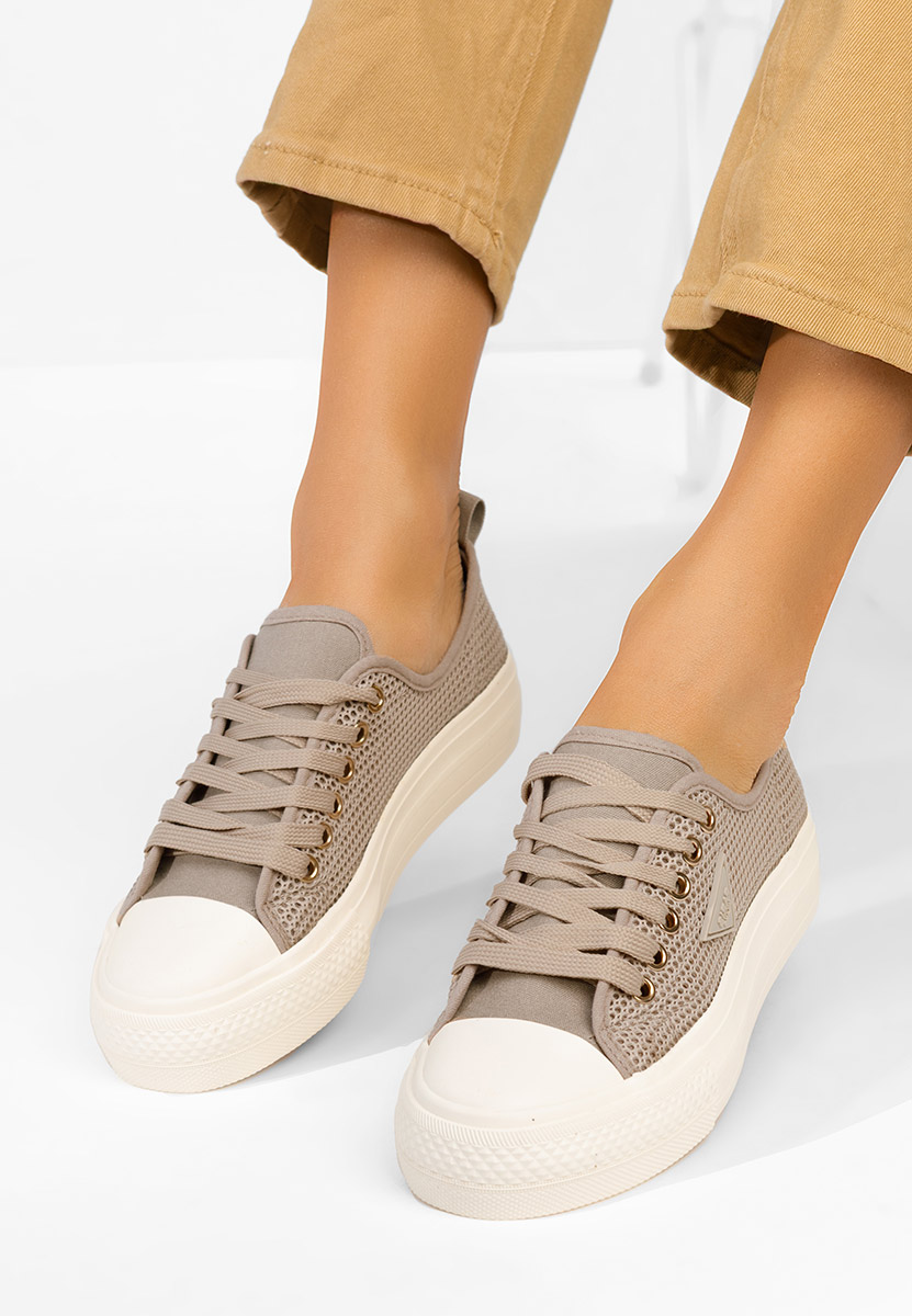 Khaki trampki damskie Fanita