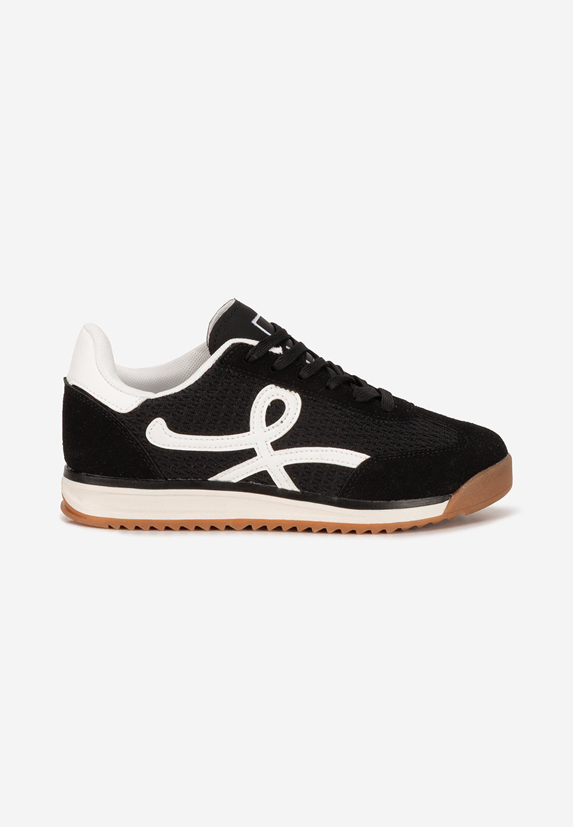 Czarne sneakersy damskie Ferrelia