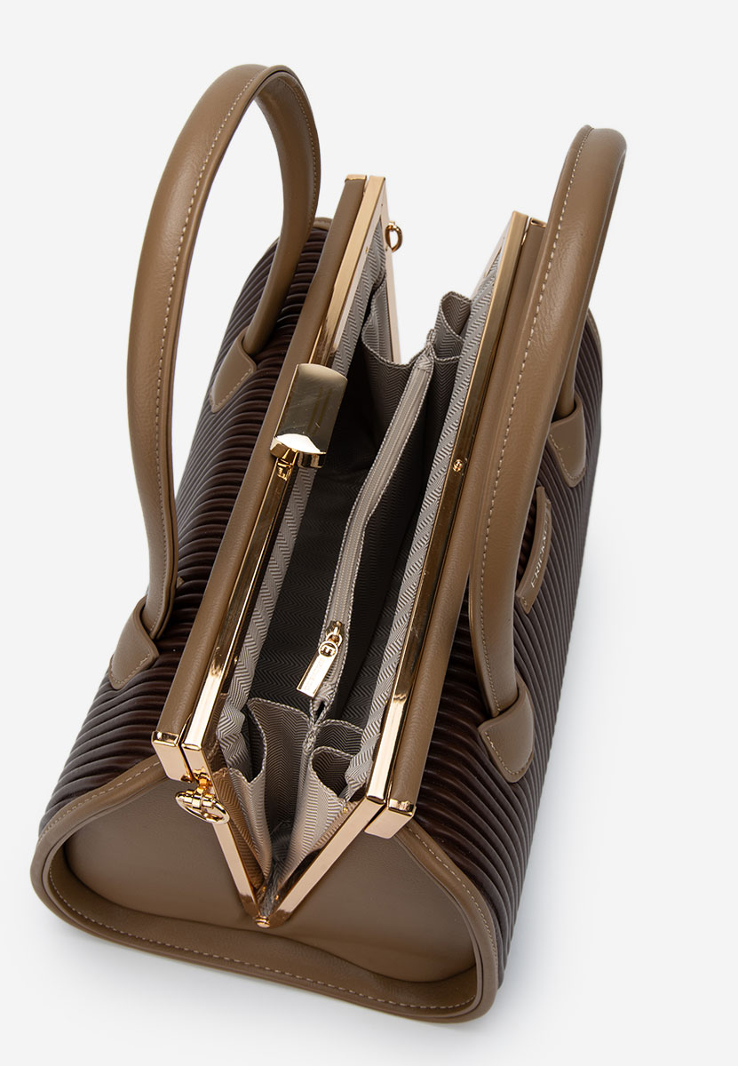 Brązowe torebka do biura Diviana V2