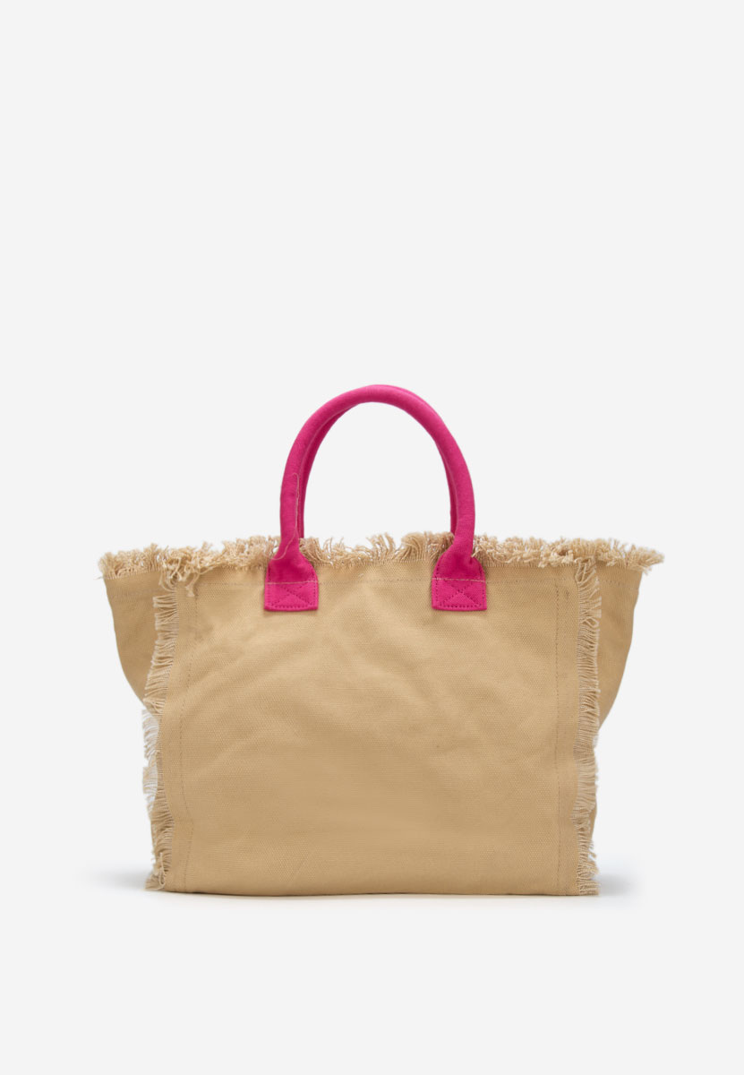 Khaki torba plażowa Siminna