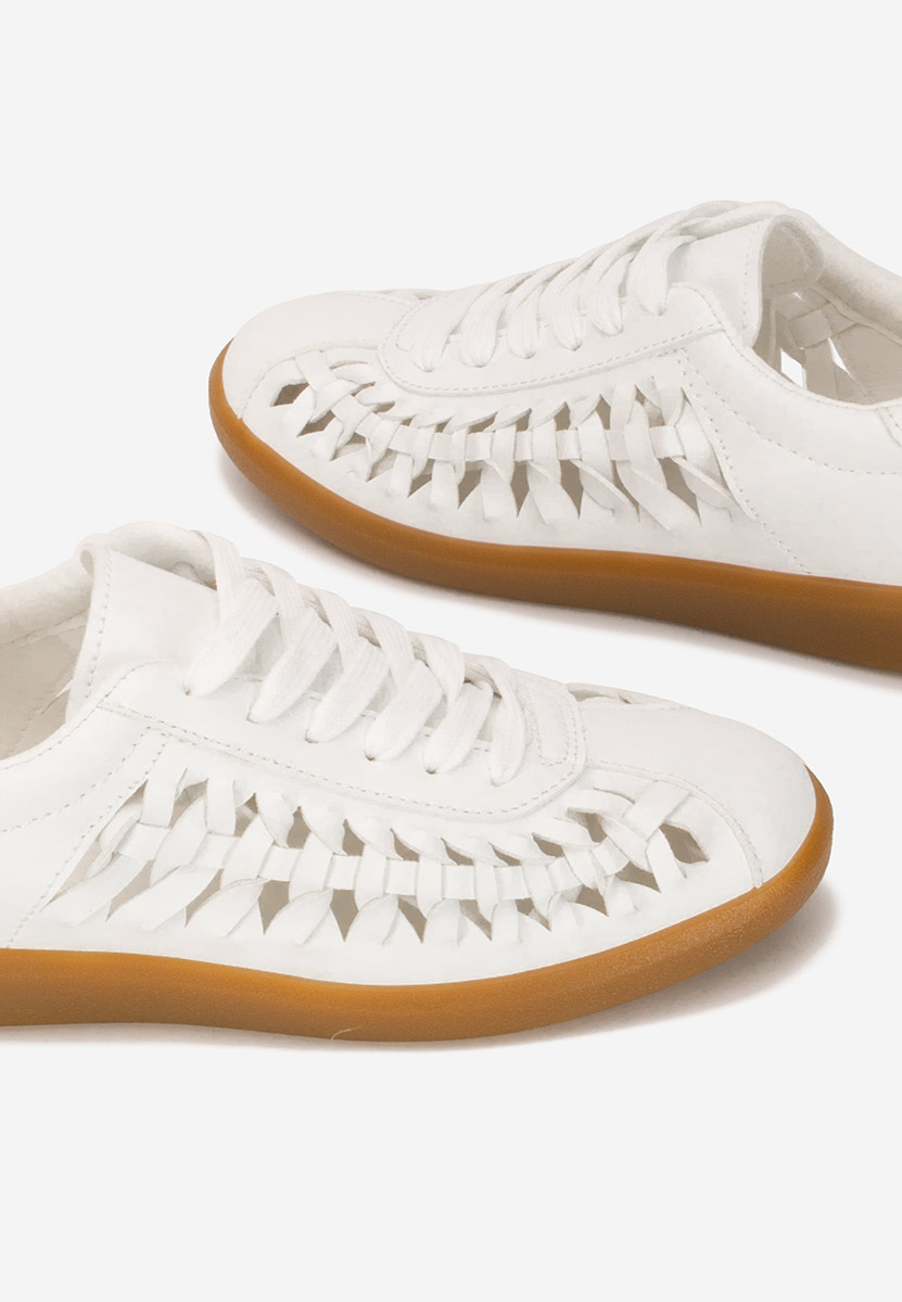 Białe sneakersy damskie Setiana