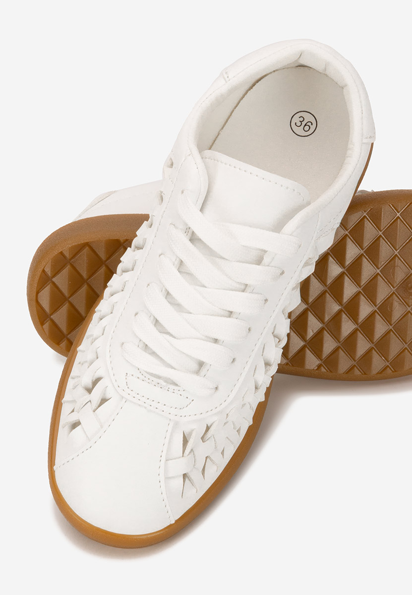 Białe sneakersy damskie Setiana
