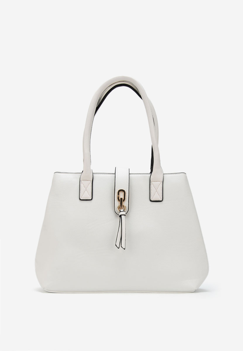 Białe torebka do biura Galateea
