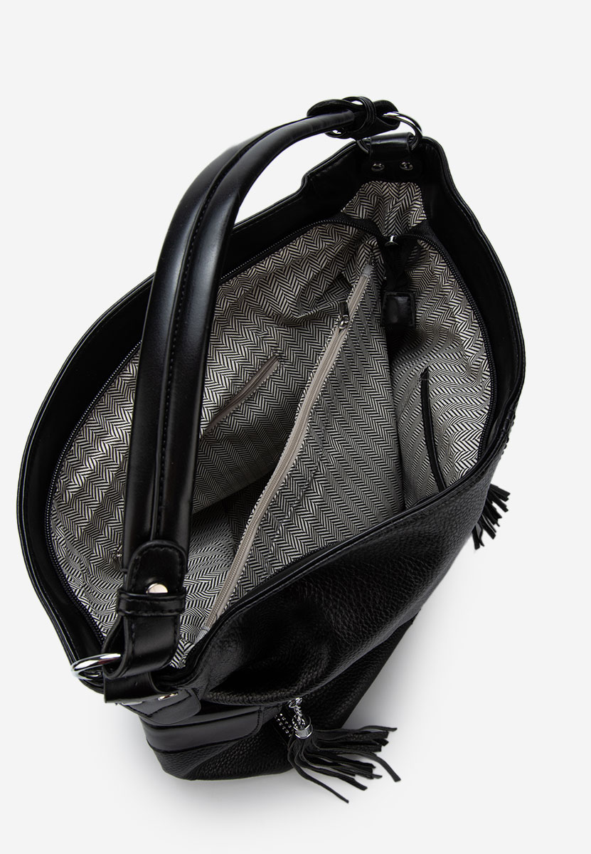 Czarna torebka hobo Ernesta