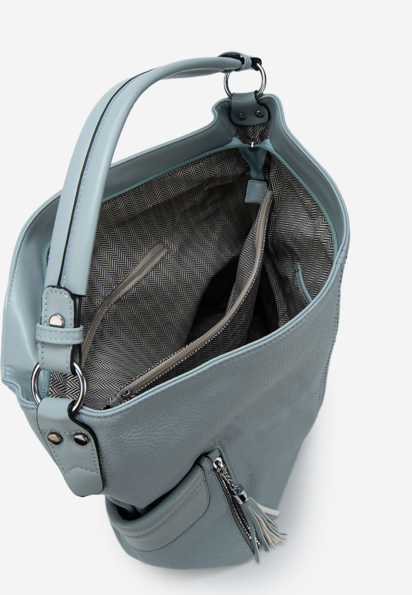 Granatowe torebka hobo Ernesta