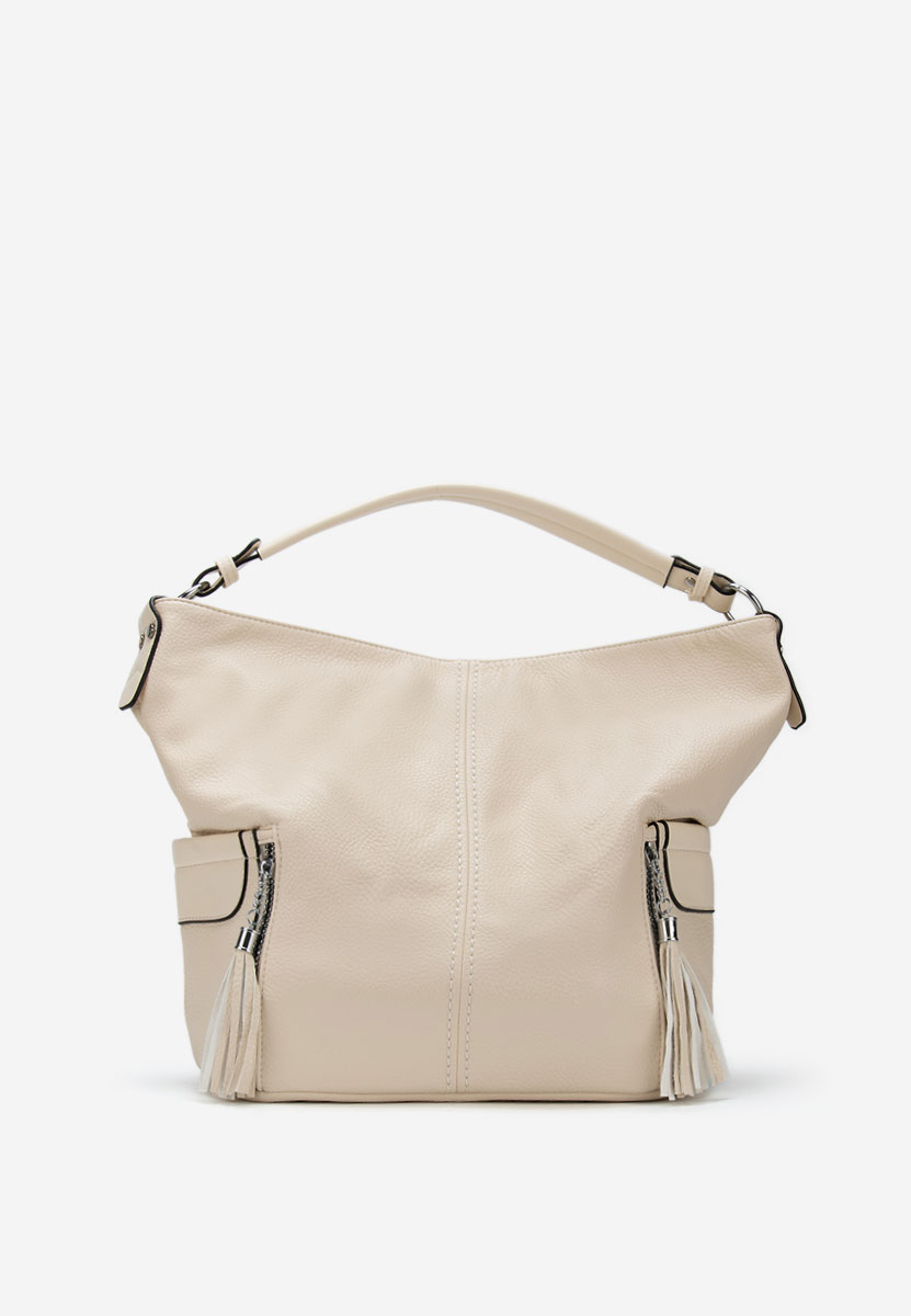 Białe torebka hobo Ernesta V2