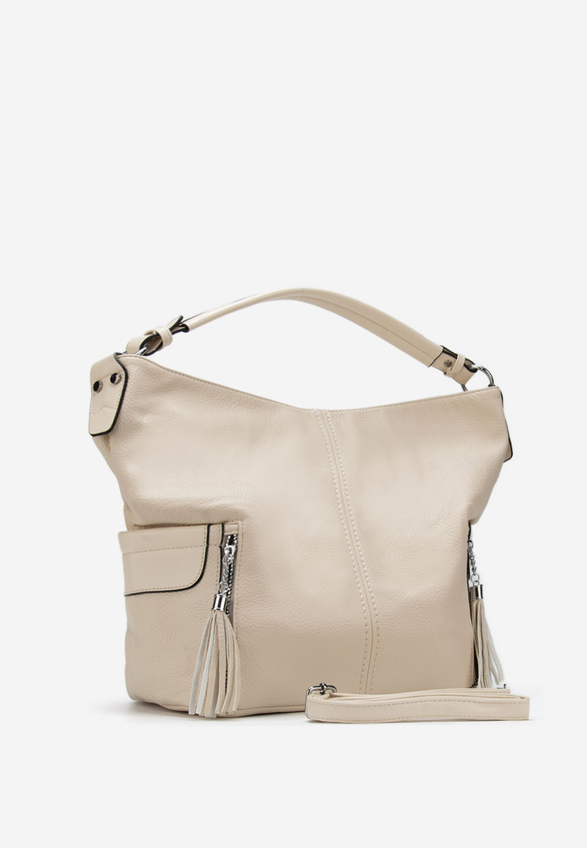 Białe torebka hobo Ernesta V2