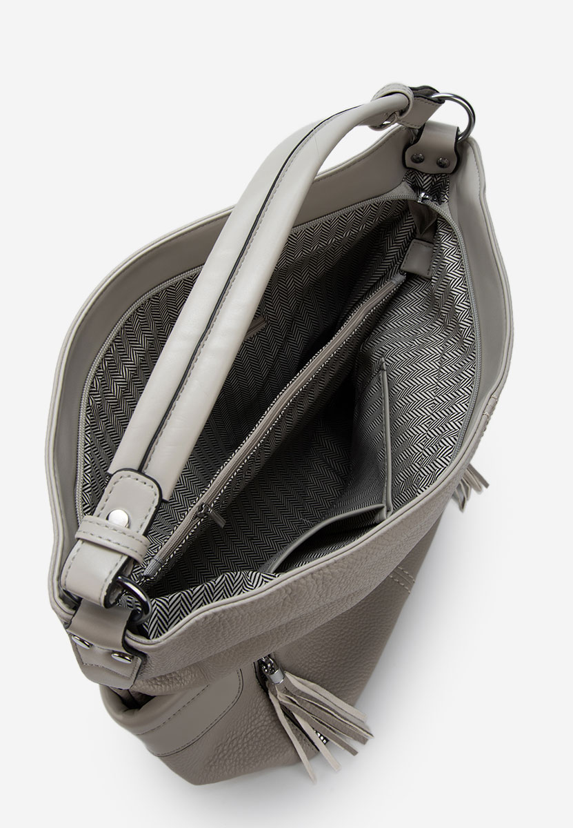 Szare torebka hobo Ernesta