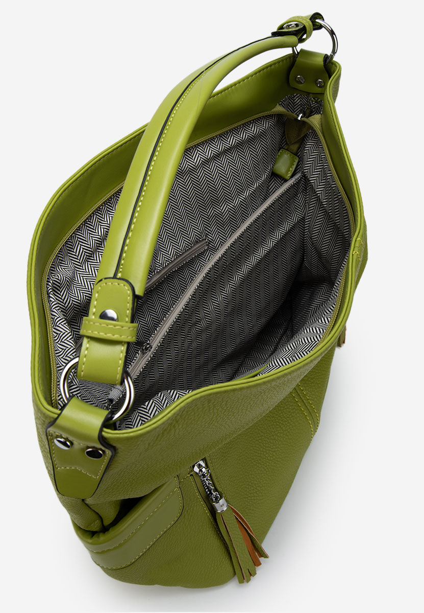 Zielone torebka hobo Ernesta