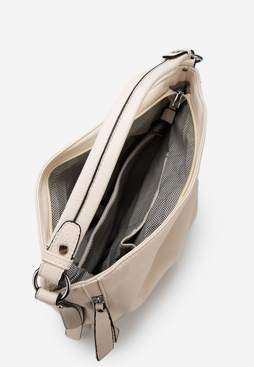 Białe torebka hobo Agripinia V2