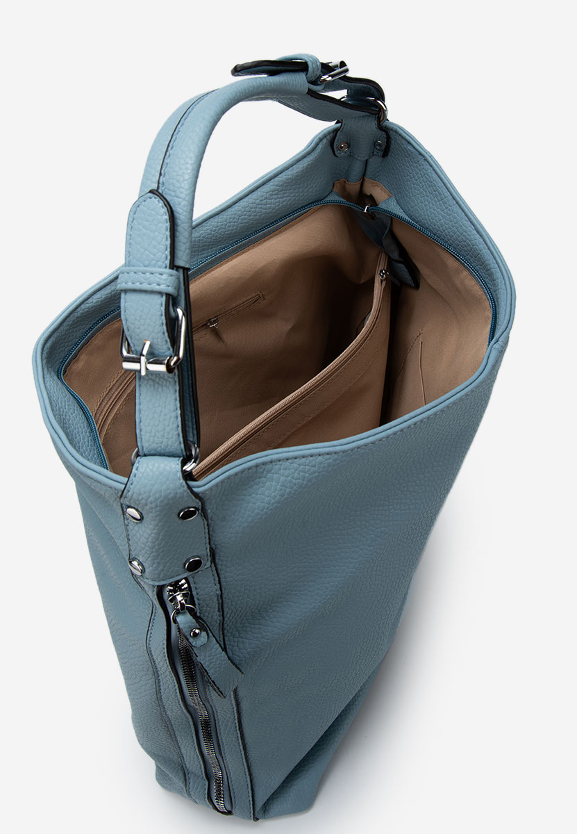 Niebieskie torebka hobo Anelia