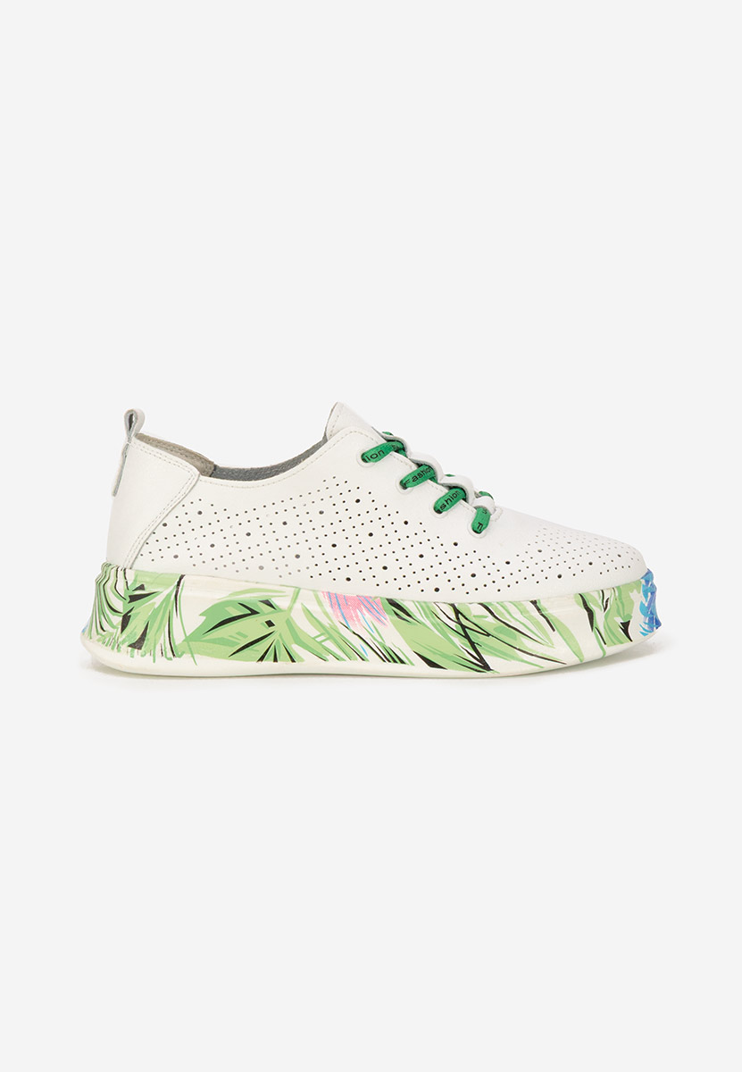 Białe sneakersy damskie Florinna