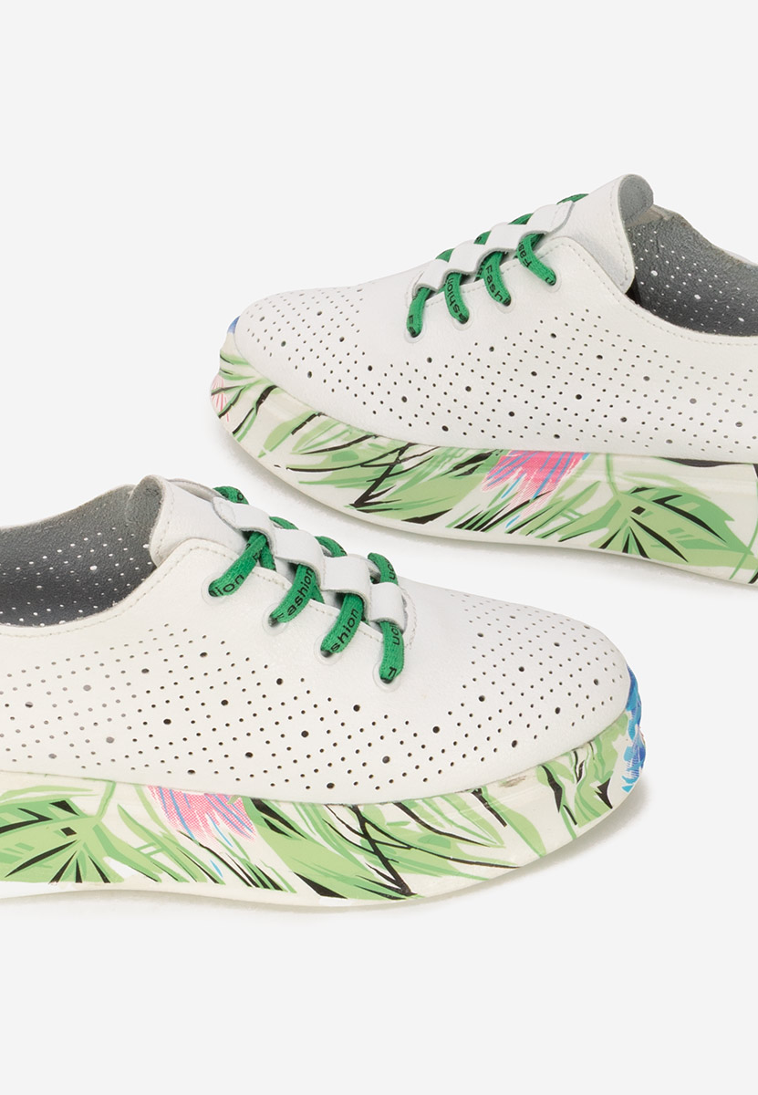 Białe sneakersy damskie Florinna