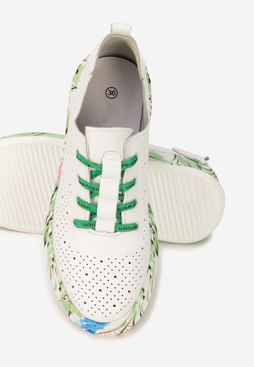 Białe sneakersy damskie Florinna