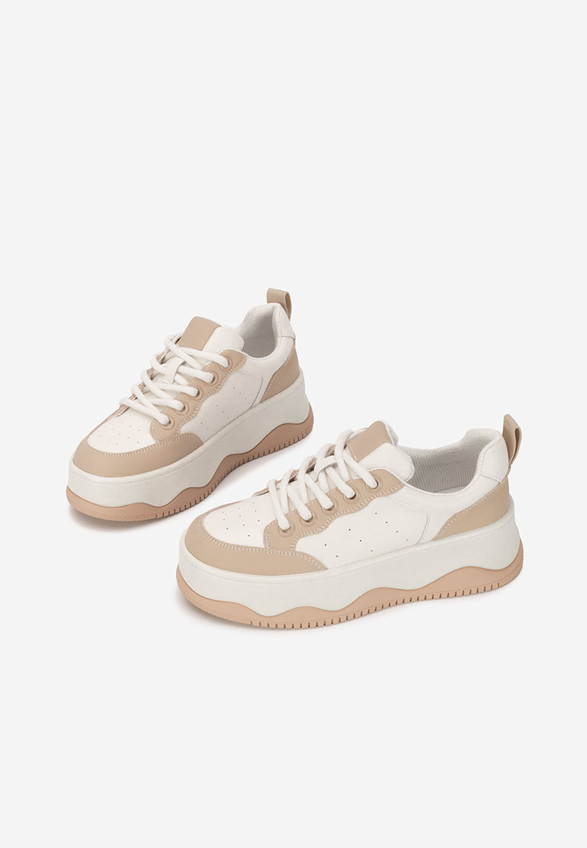 Białe sneakersy damskie Euselia