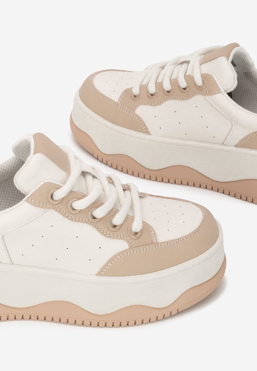 Białe sneakersy damskie Euselia