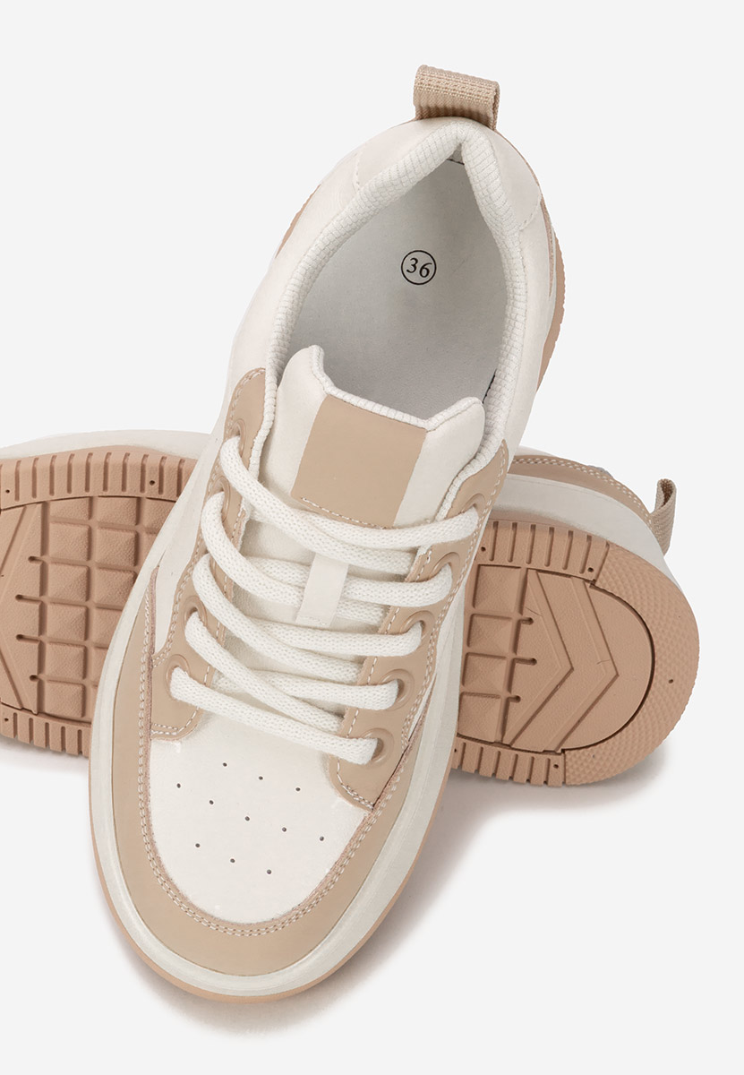 Białe sneakersy damskie Euselia