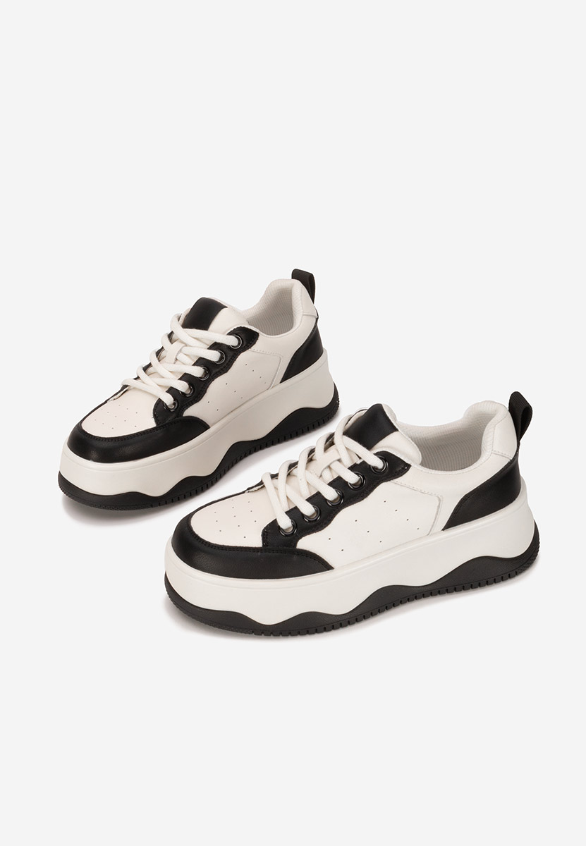 Białe sneakersy damskie Euselia V2