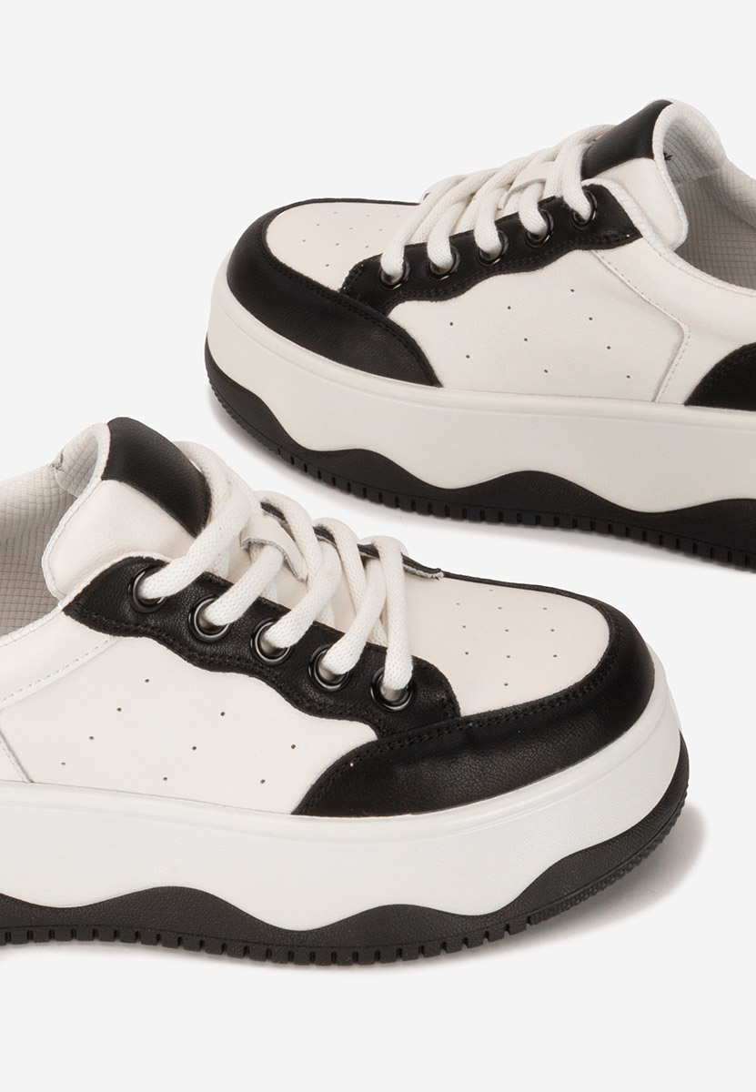 Białe sneakersy damskie Euselia V2