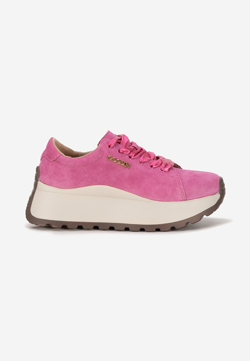 Fioletowe sneakersy damskie Gonelia