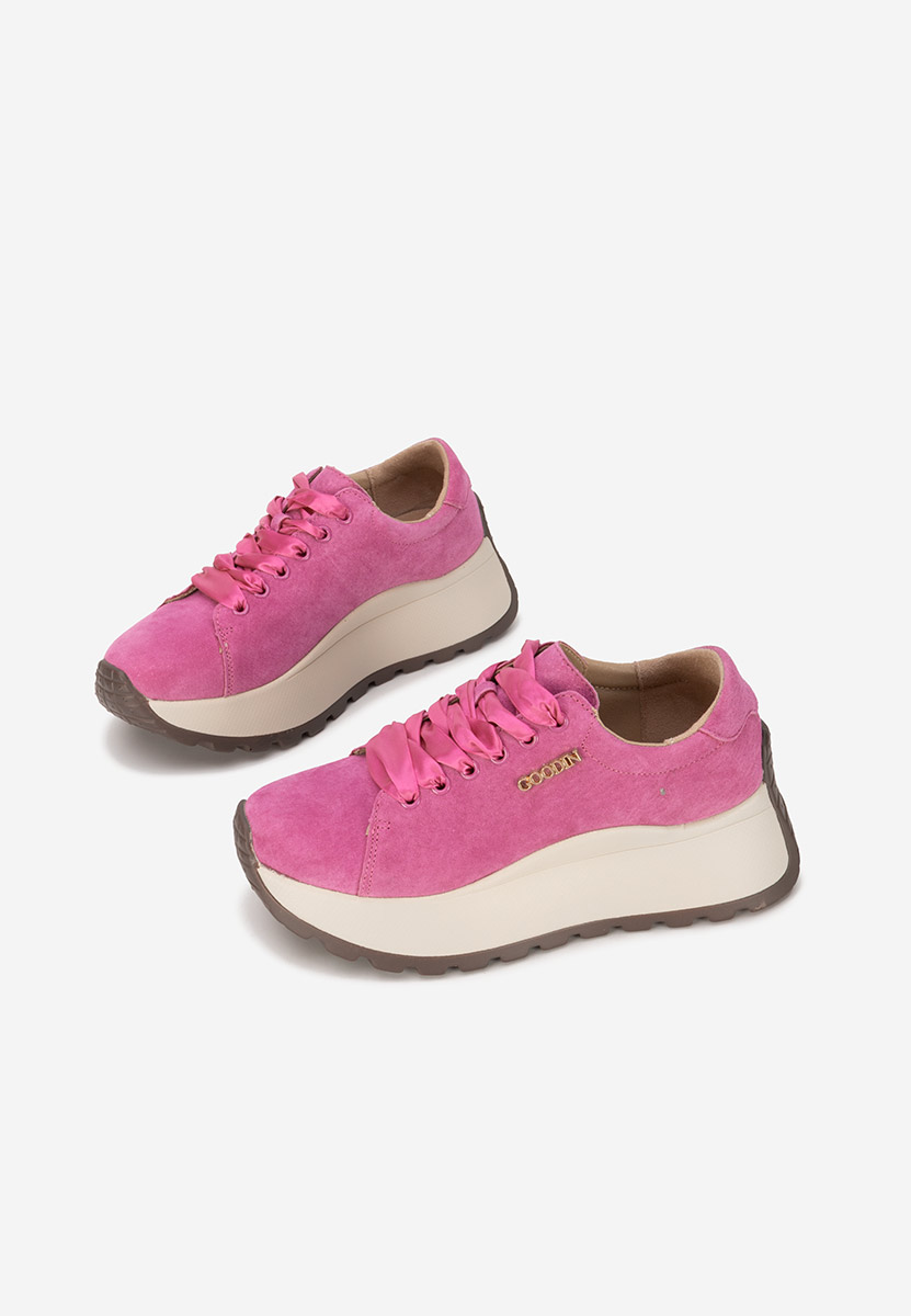 Fioletowe sneakersy damskie Gonelia