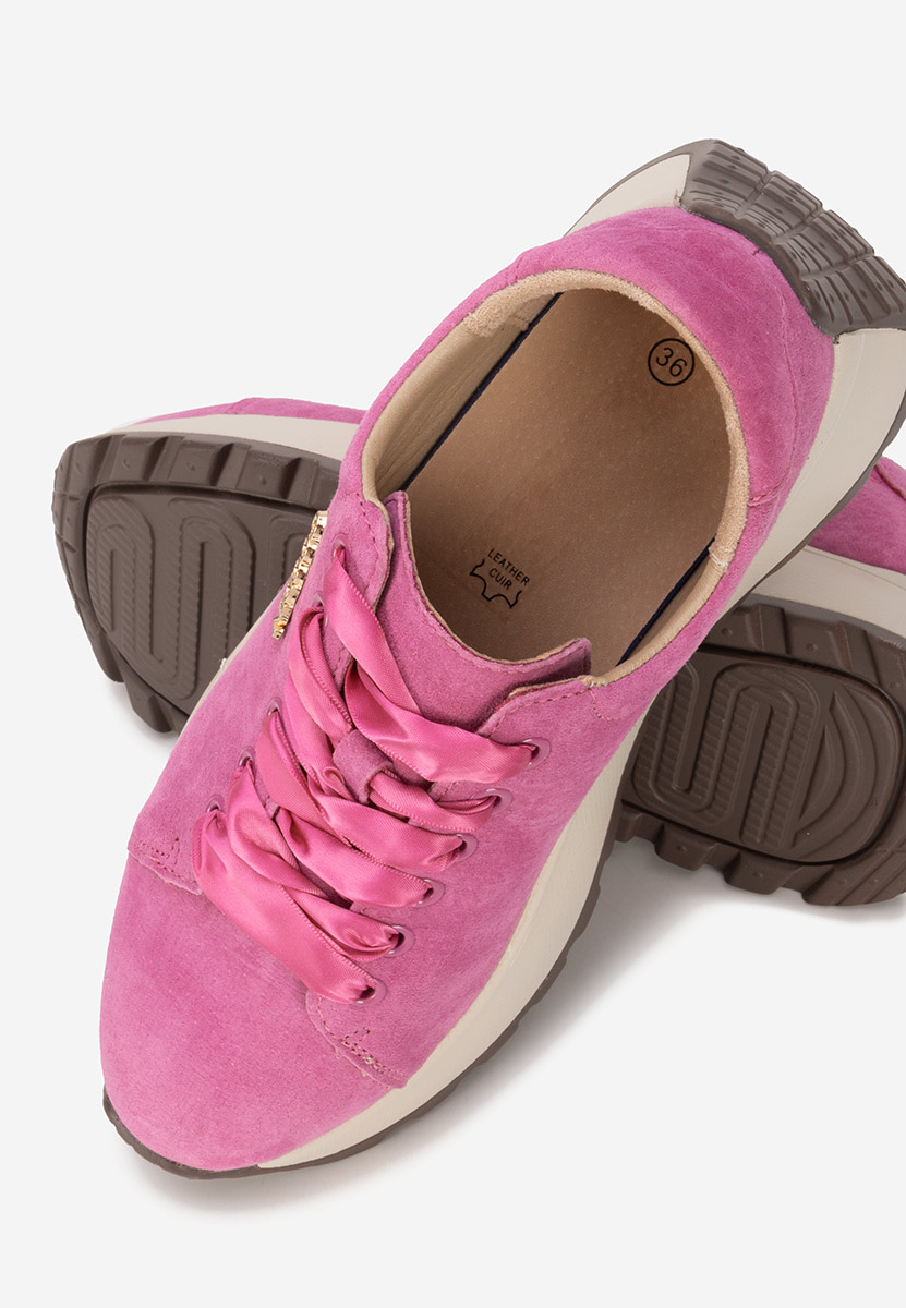 Fioletowe sneakersy damskie Gonelia