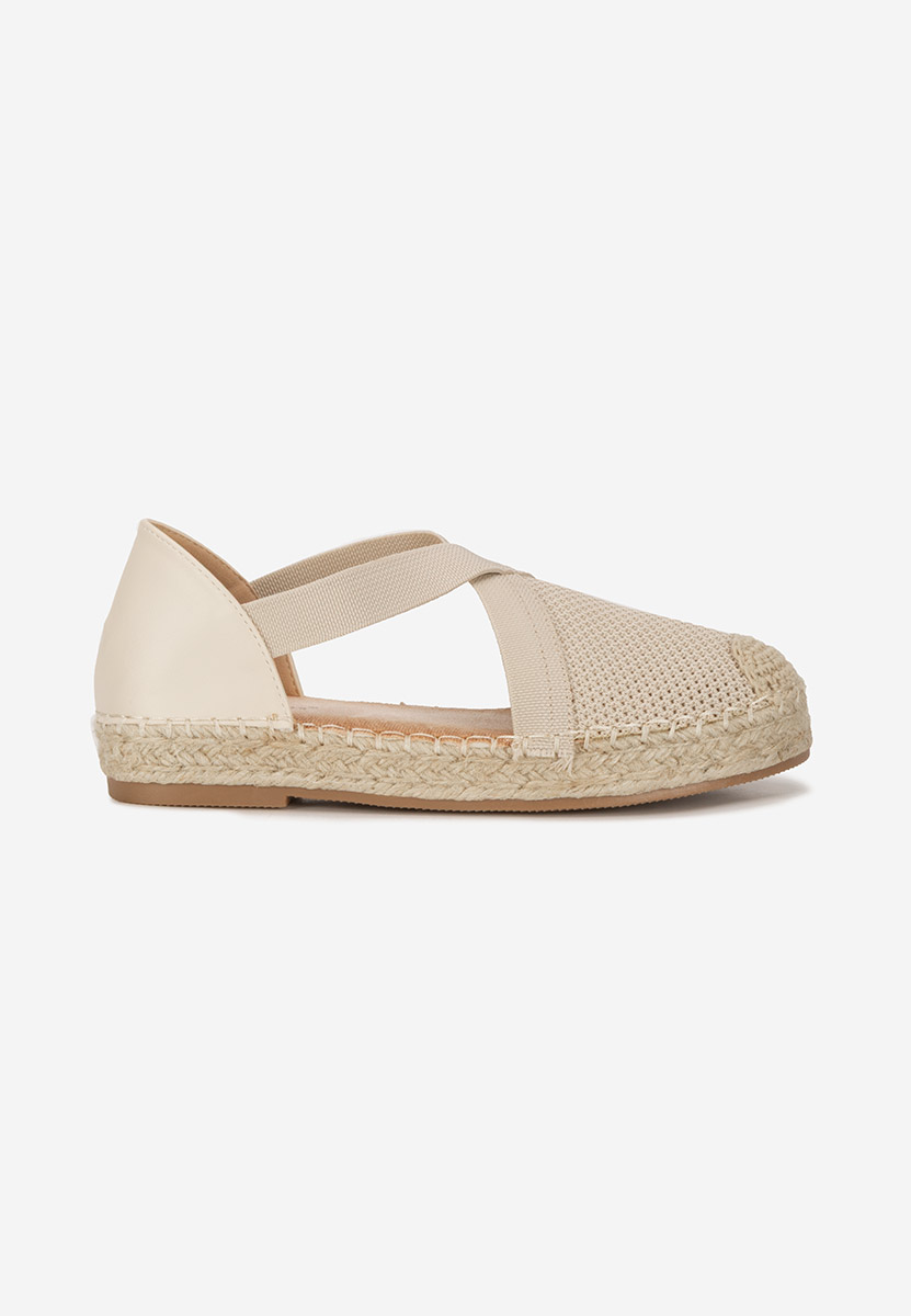 Beżowe espadryle damskie Fensy