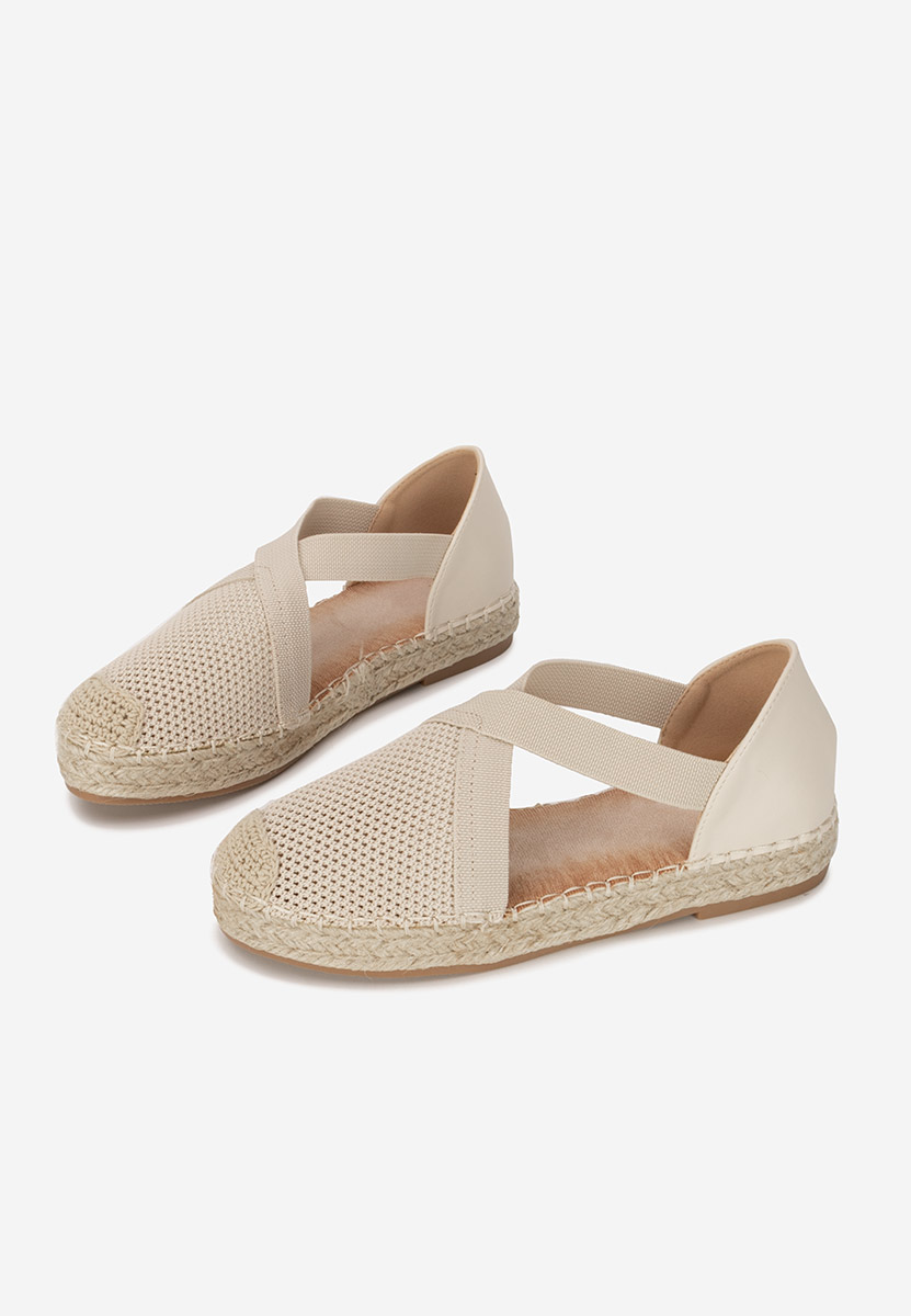 Beżowe espadryle damskie Fensy